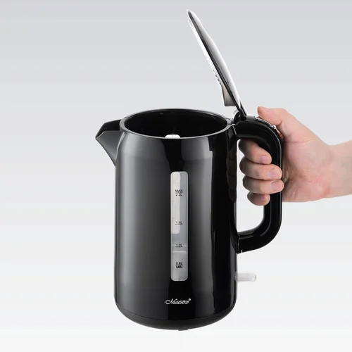 Maestro MR-022-BLACK elektrinis virdulys 2,2 L 2200 W, juodas image 3