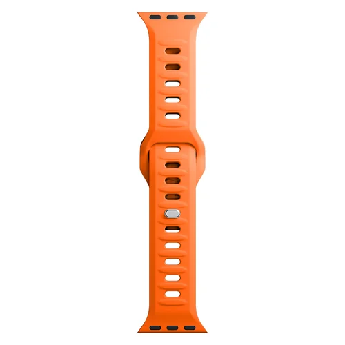 3mk Apple Watch silikoninė apyrankė 38/40/41/42 mm, oranžinė image 1