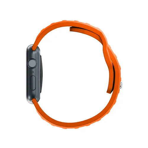 3mk Apple Watch silikoninė apyrankė 38/40/41/42 mm, oranžinė image 2