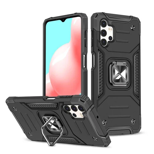 Wozinsky Ring Armor hibridinis dėklas Samsung Galaxy A73, juodas image 1