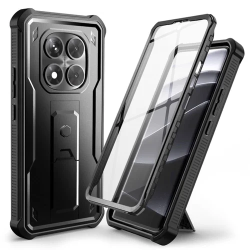 Tech-Protect Kevlar Pro dėklas Xiaomi Redmi Note 14 Pro 5G / Poco X7 5G, juodas image 1