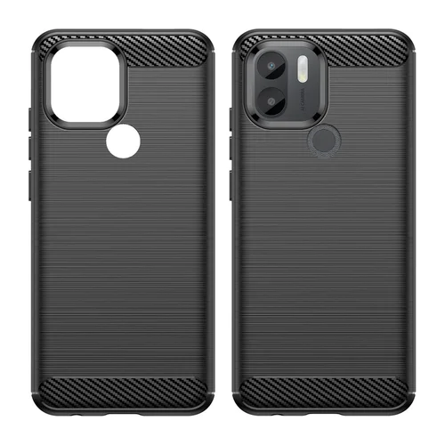 Xiaomi Redmi A1+ Carbon Case TPU dėklas, juodas image 1