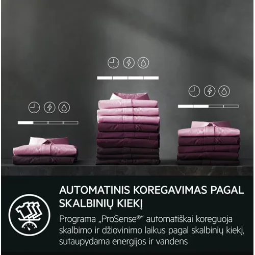 AEG LWR96944BE – 9/6 kg skalbimo-džiovimo mašina image 2