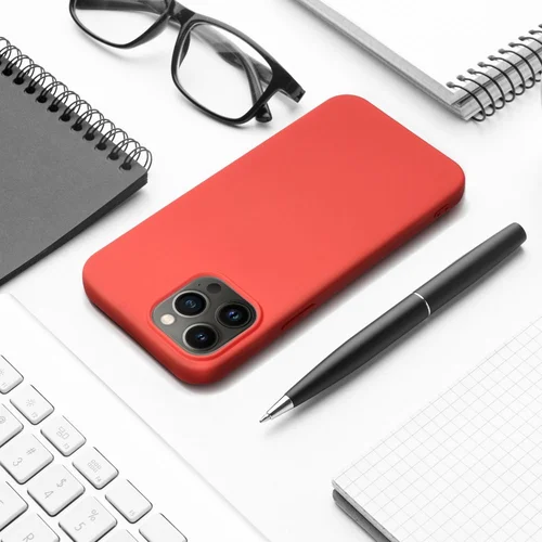 Forcell Silicone dėklas Xiaomi Redmi Note 14 4G, persikinis image 3