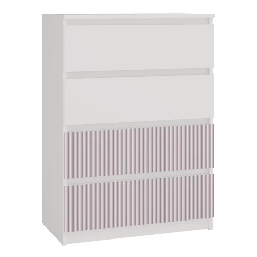Malwa M4 ARTESO PINK rožinė komoda 70 × 40 × 97 cm image 1