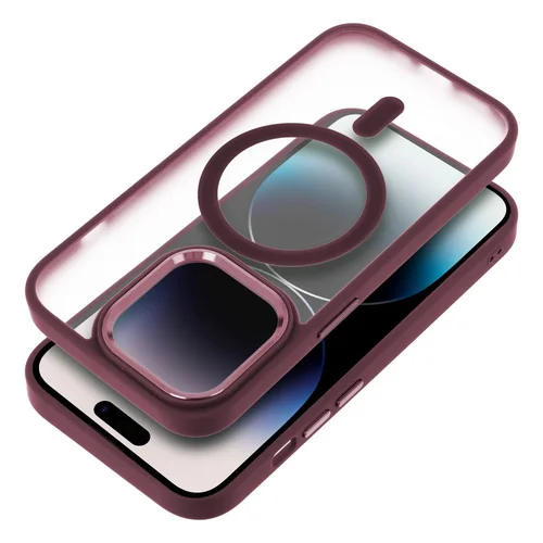 MATTE MAG COVER dėklas iPhone 15 Plus, slyvų raudonas image 2