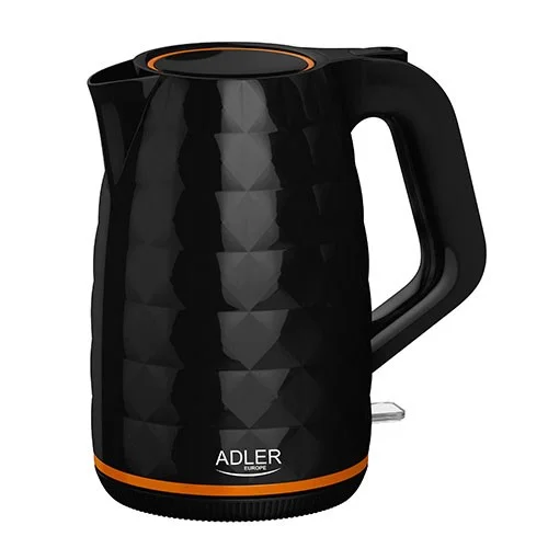 Adler AD 1277 B elektrinis virdulys 1,7 l, 2200 W, juodas image 1