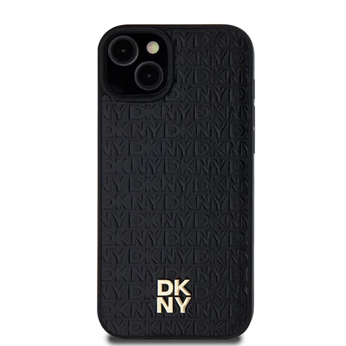DKNY odinis MagSafe dėklas iPhone 15/14/13, juodas image 3