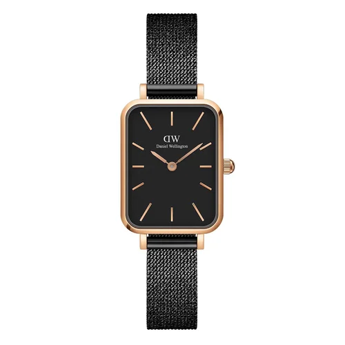 Daniel Wellington Quadro DW00100433 juodas moteriškas laikrodis image 1