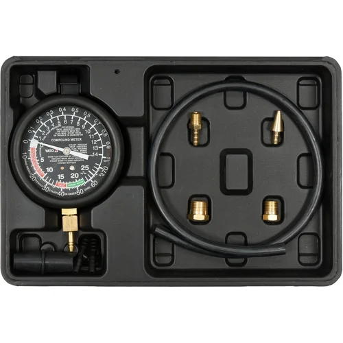 YATO YT-73050 vakuumo ir kuro slėgio matuoklis, 9 dalių image 1