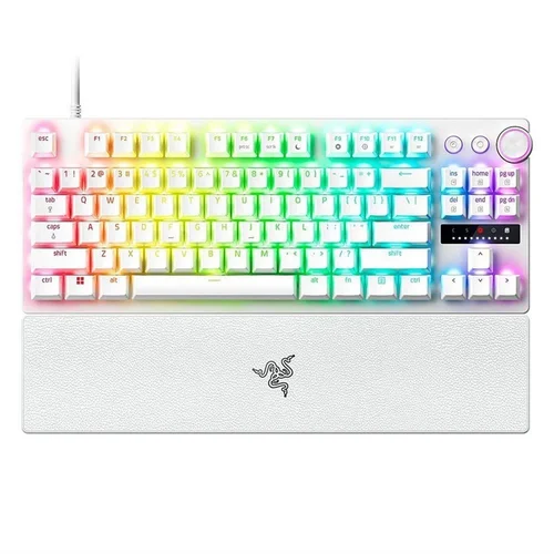 RAZER Huntsman V3 Pro US laidinė klaviatūra Balta image 3