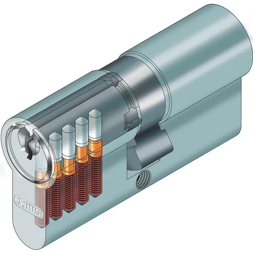 Abus E50N cilindras DIN standarto 40-50 mm, Pilka image 2