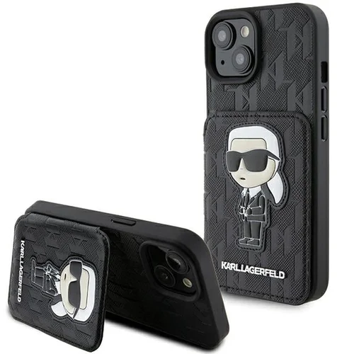 Karl Lagerfeld Saffiano Monogram Ikonik dėklas iPhone 15 image 1