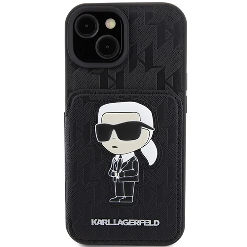 Karl Lagerfeld Saffiano Monogram Ikonik dėklas iPhone 15 image 3