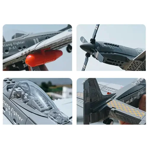 ZA4624 P-51 Mustang techninių blokų rinkinys, 258 vnt. image 3