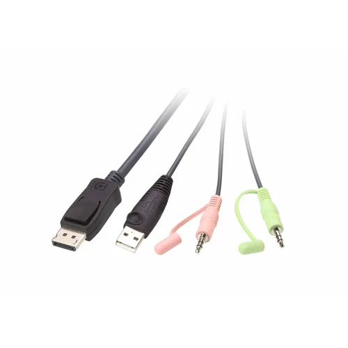 ATEN 2 prievadų USB DisplayPort KVM perjungiklis image 2