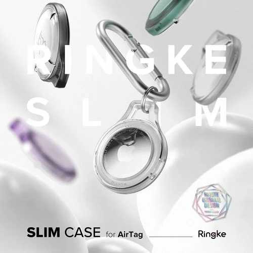 Ringke Slim Clear dėklas AirTag image 3