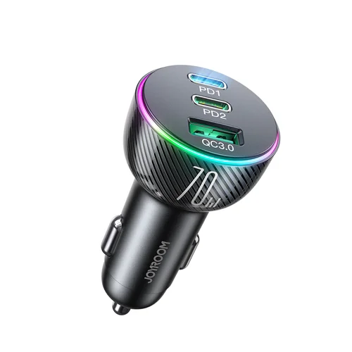 Joyroom JR-CL26 70 W automobilinis įkroviklis, juodas image 1