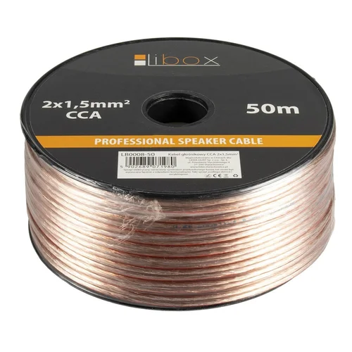Libox LB0008-50 garsiakalbio kabelis 2 × 1,50 mm, 50 m image 1