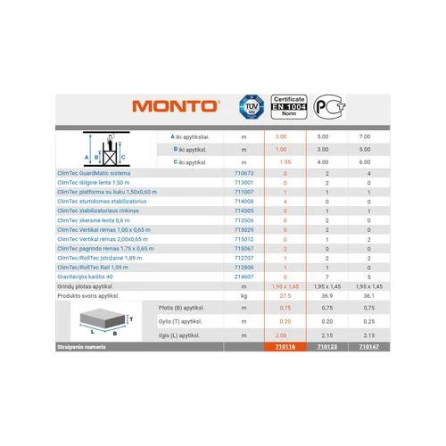 Krause ClimTec Pastoliai (Bazinis) 710116 image 2
