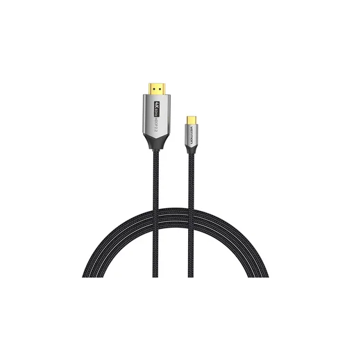 Vention CRBBF USB-C–HDMI 2.0 laidas, 1 m, juodas image 1