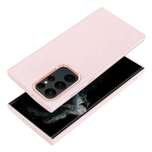FRAME dėklas Samsung S22 Ultra, pudros rožinės spalvos image 1