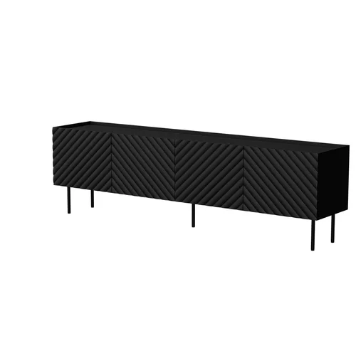 Cama LUCCA 4D televizoriaus spintelė 200 cm, juoda image 1