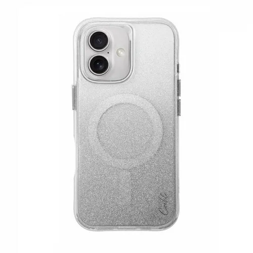 Uniq Coehl Lumino magnetinis krovimo dėklas iPhone 16, sidabrinis image 1