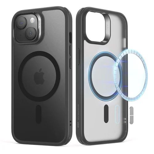 ESR Classic Hybrid HaloLock dėklas iPhone 15, matinė juoda image 1