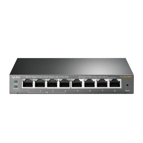 TP-Link 8 prievadų Gigabit Easy Smart jungiklis su 4 PoE prievadais image 1