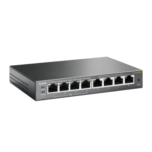 TP-Link 8 prievadų Gigabit Easy Smart jungiklis su 4 PoE prievadais image 2