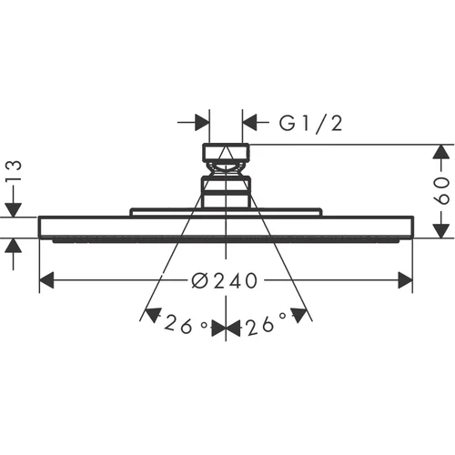 Dušo galva Hansgrohe AXOR 28494000 image 2
