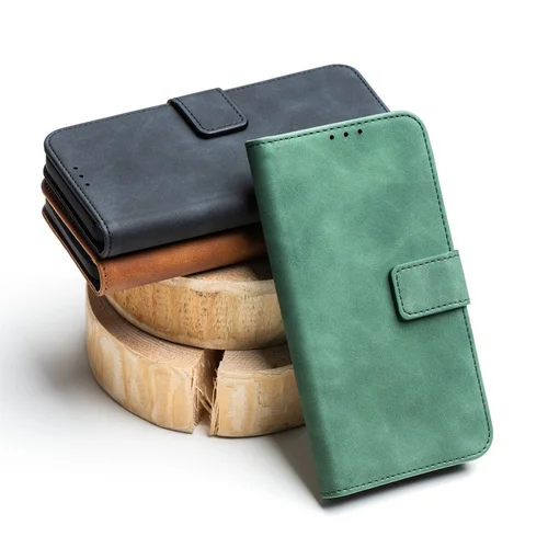 TENDER knyginis dėklas Xiaomi Redmi Note 12S, žalias image 3
