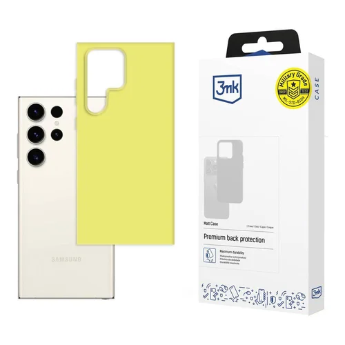 3mk Matt Case limoncita dėklas Samsung Galaxy S23 Ultra image 1