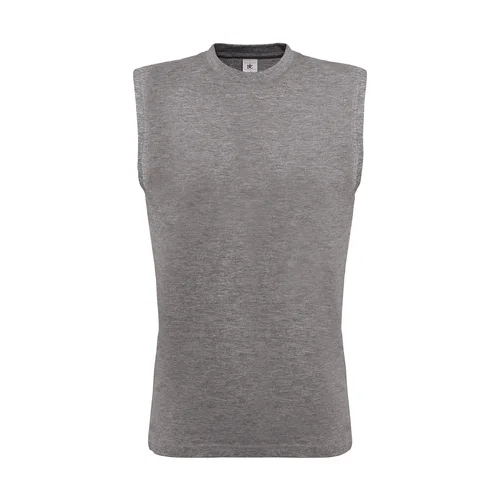 Vyriški B&C TM201 be rankovių marškinėliai, 2XL, Sport Grey image 3