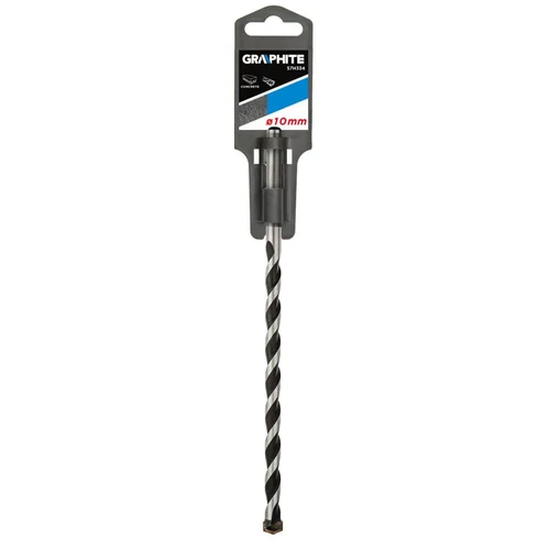 GRAPHITE Grąžtas betonui 10x250 mm su kietmetalio antgaliu image 2
