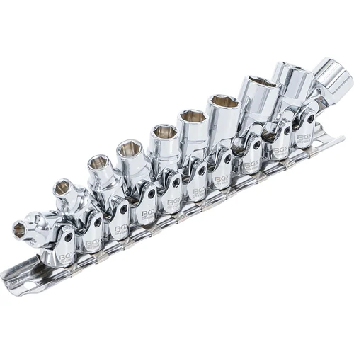 BGS technic 220 šarnyrinių galvučių rinkinys, 1/4″, 10 vnt. image 1