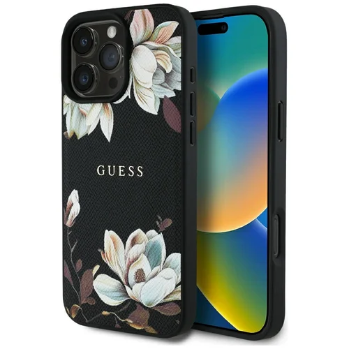 Guess MagSafe dėklas iPhone 16 Pro Max, juodas image 1