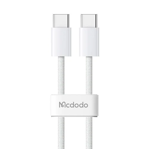 Mcdodo CA-5690 USB-C kabelis, 1 m, baltas image 1