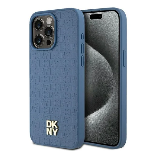 DKNY MagSafe odinis dėklas iPhone 15 Pro Max, mėlynas image 1