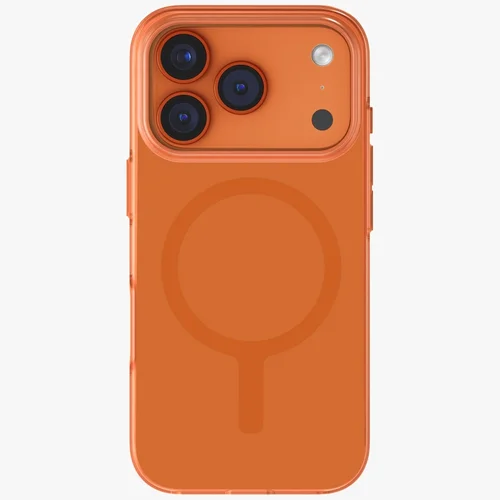 UNIQ Clario Magclick įkrovimo dėklas iPhone 17 Pro, oranžinis image 2