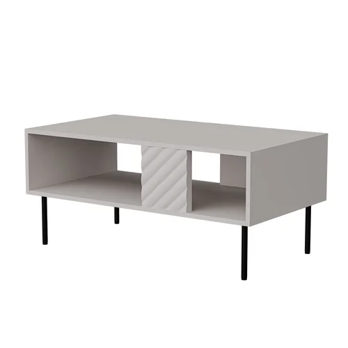 Cama LUCCA kavos staliukas 100 × 55 × 46 cm, šviesiai pilkas image 1
