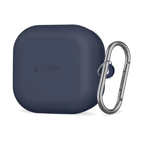 Tech-Protect silikoninė kilpelė Samsung Galaxy Buds 4 / 4 Pro, tamsiai mėlyna image 1