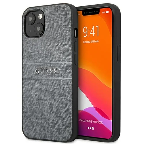 Guess GUHCP13SPSASBGR iPhone 13 mini 5,4 col. Saffiano dėklas image 1