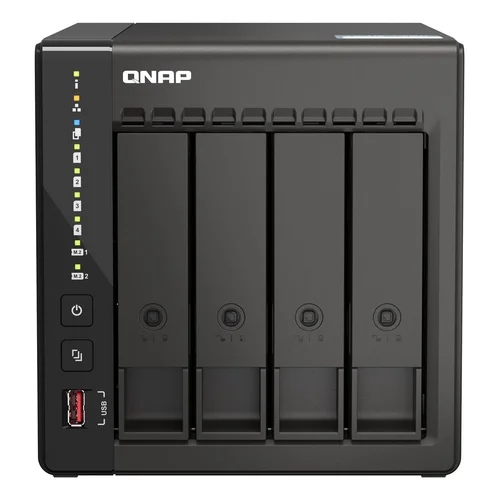 QNAP TS-453E NAS bokštas 8 GB, 0 TB, juodas image 1