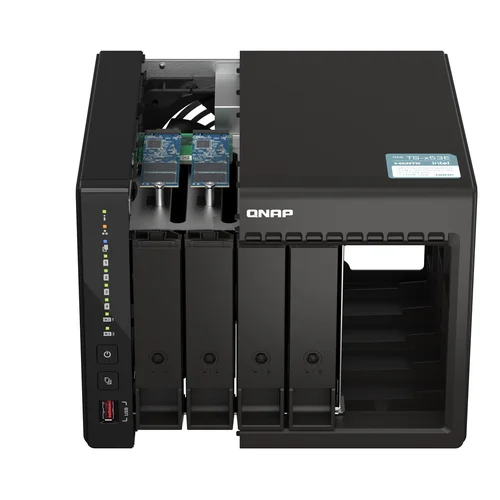 QNAP TS-453E NAS bokštas 8 GB, 0 TB, juodas image 3
