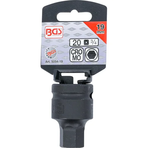 BGS technic 5054-19 smūginis antgalis 19 mm image 2