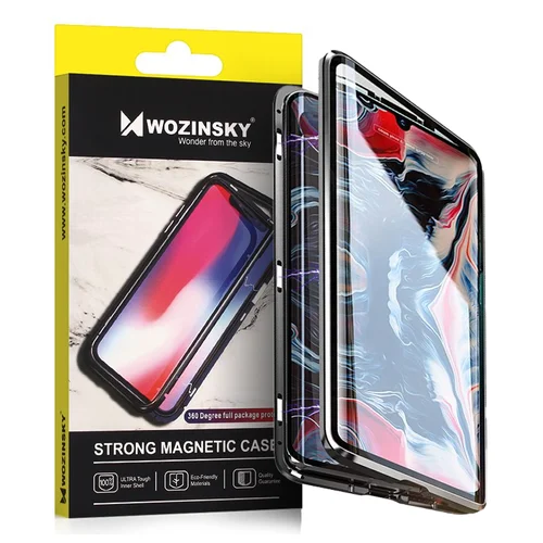 Wozinsky magnetinis dėklas Vivo X60, juodas ir skaidrus image 1