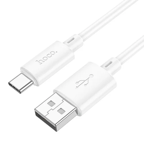Hoco X88 USB-A–USB-C kabelis, 1 m, baltas image 1