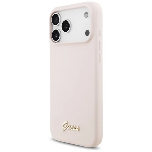 Guess MagSafe silikoninis dėklas iPhone 17 Pro Max, rausvas image 2